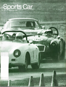 SPORTS CAR 1970 NOV - GEORGE FOLLMER & LINDA VAUGHN PHOTO, BOB SHARP - ATLANTA